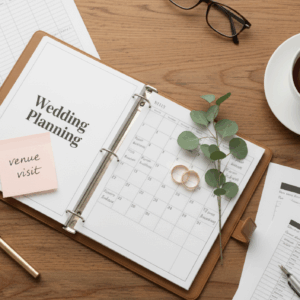 Our Standard Package provides guidance on vendors, venue visits, and a detailed timeline, helping you manage all preparation details.