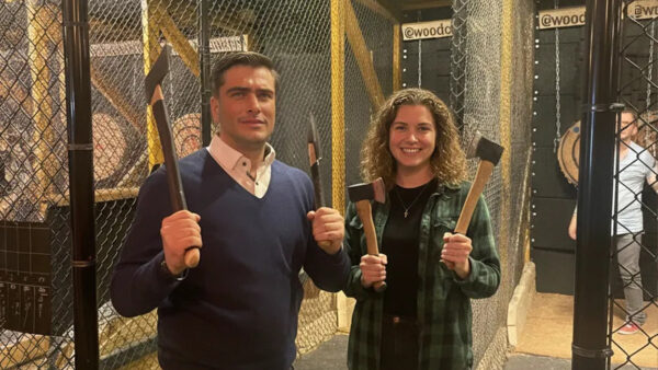 Anger Management Axe Throwing Berlin Activity Team Building